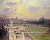 卡米耶 毕沙罗 : The Bassin des Tuileries